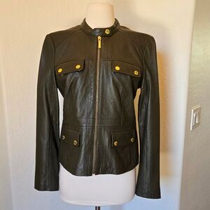 Michael Kors Sheepskin Leather Jacket